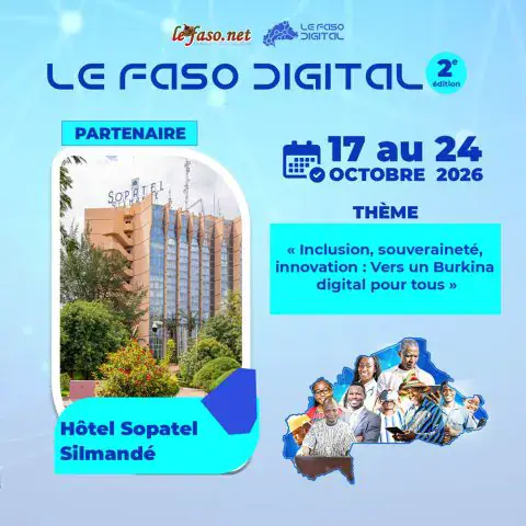Le Faso Digital 2026 : Le Sopatel Silmandé, Hôtel partenaire officiel, accueillera les cérémonies d’ouverture et de clôture