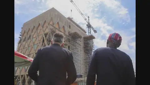 US Consulate Celebrates Completion of 10-Storey Eko Atlantic Structural Point