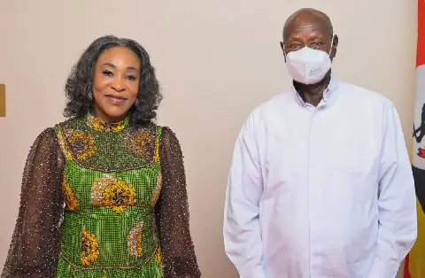 President Museveni meets Commonwealth Secretary-General Shirley Botchwey