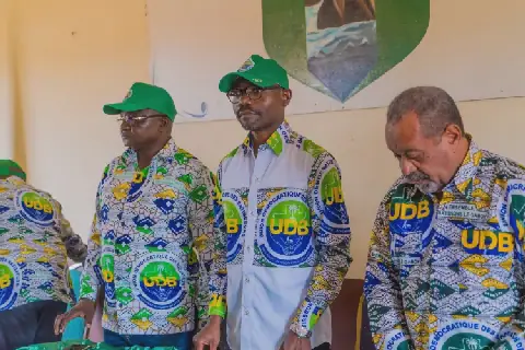 Une des étapes de la tournée du secrétaire général de l’UDB dans la province de la Ngounié.