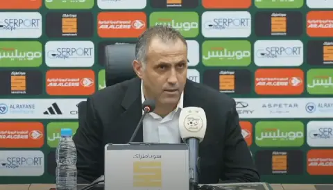 Algerian National Team Coach Ibrahim Hamdani Discusses Ait Nouri Situation and Team Building
