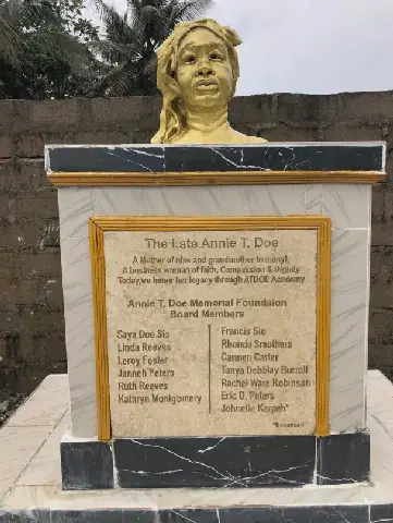 Liberia: In Buchanan, Saya Doe Sio Honors Her Late Mother Annie T. Doe with a Memorial Bust—and A Living Legacy of Education, Faith and Service