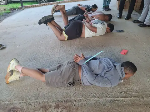 Vyf Suid-Afrikaners is in hegtenis geneem toe die polisie op ’n dwelmlaboratorium op ’n plaas naby Krugersdorp toegeslaan het.