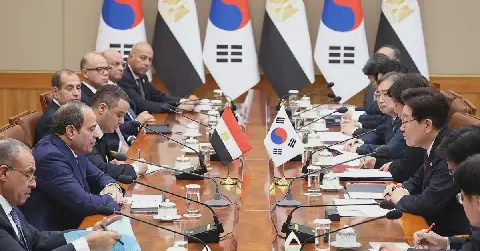 Egyptian President Affirms Commitment to Boosting Korean Investments