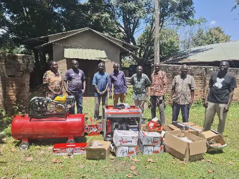 GIZ Hands Over Garage Equipment to Restore Tractor Services in Yei