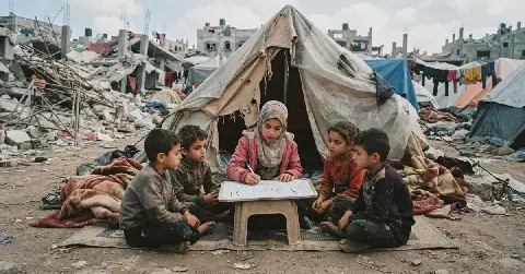 Three Years of War Destroy Future of Gaza Children