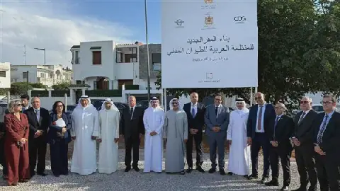 Egypt's Civil Aviation Minister Attends Groundbreaking for Arab Civil Aviation Organization HQ in Rabat