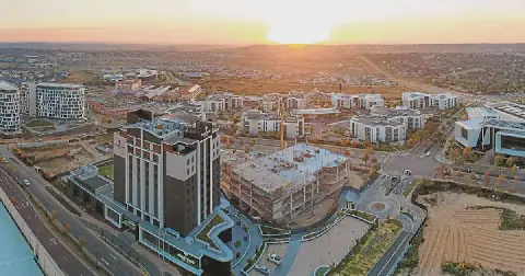 Empty offices: The vacancy rate in Midrand’s Waterfall City is up from 4% in 2019 to almost 18%. Picture: Panorama