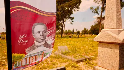 A shared truimph: The grave of Solomon Tshekisho Plaatje, whose work helped shape South Africa’s democratic and cultural vision. Photo: Deshi Ngxanga