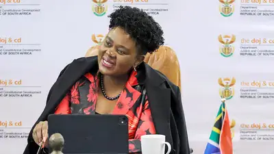 Refugees: IMC chairperson and Minister of Justice and Constitutional Development Mmamoloko Kubayi says they have written to the Gauteng Judge President to resolve the unintended consequences of the ConCourt judgment. Photo: GCIS