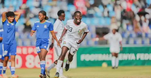 Harambee Starlets Crush Seychelles 11-0 in Olympic Qualifier Opener