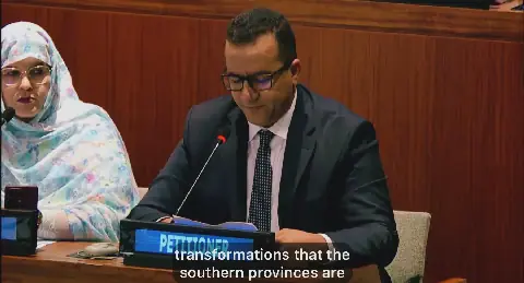 Moroccan Representative Defends Western Sahara's Integration at UN Committee