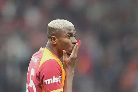 Galatasaray assess Osimhen ahead of UCL duel against Barcelona