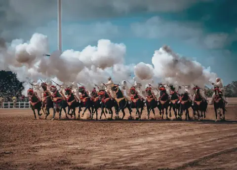 Tbourida Brings Moroccan Equestrian Heritage to Salon du Cheval d’El Jadida
