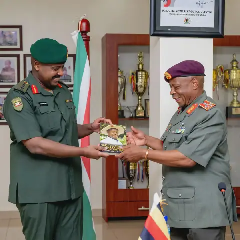 UPDF, South African Defence Chiefs discuss Military Cooperation