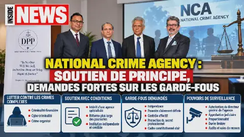 Mauritius' Proposed National Crime Agency Receives Principled Support