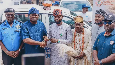 LSSTF Donates Vehicle and Security Gear to Agege Security Trust Fund