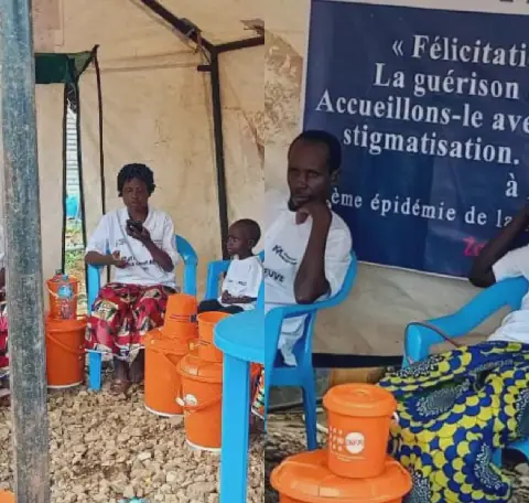 Nord-Kivu : 13 patients guéris d’Ebola sortent du centre de traitement en deux jours, dont un bébé de 29 jours à Beni