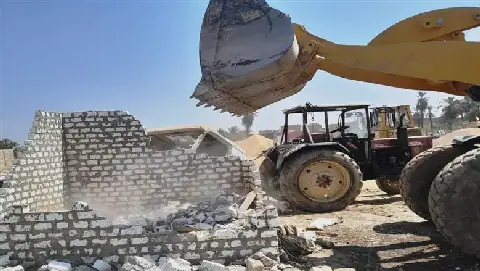 Egypt's Aswan Governorate Removes 387 Encroachments on State and Agricultural Lands