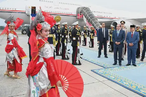 Egyptian President Al-Sissi Begins Strategic Visit to Indonesia