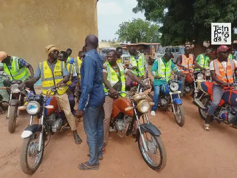 Chad's Pala City Launches Motorbike Taxi Identification Operation
