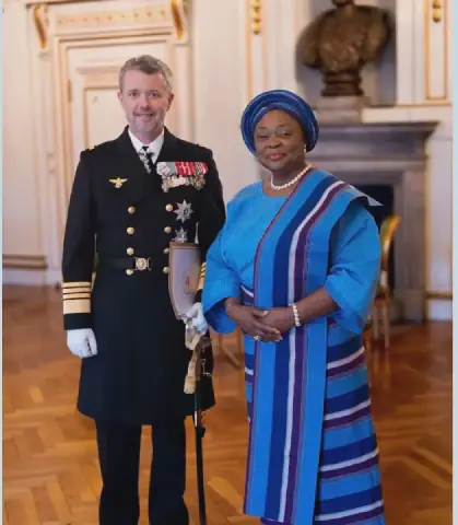 Akande presents credentials to Denmark’s king, seeks stronger ties
