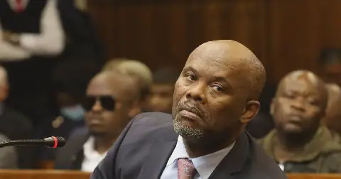 Suspended deputy national police commissioner Shadrack Sibiya appearing in the Randburg regional Court for a bail application, Sibiya is facing charges of alleged sexual assault on minors. Picture: Thapelo Morebudi
