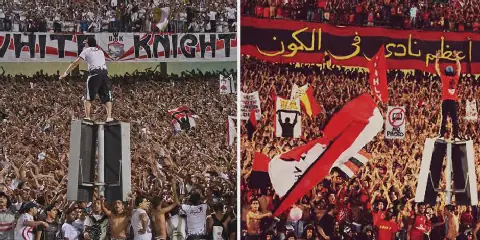 Egyptian Football Fans Show Unity Before Cairo Derby