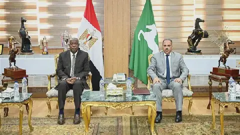 Egyptian Governor Hosts Arab Union of Veterans and War Victims