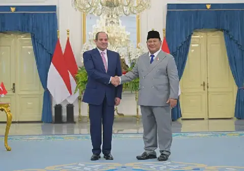 السيسي خلال لقائه نظيره الإندونيسي