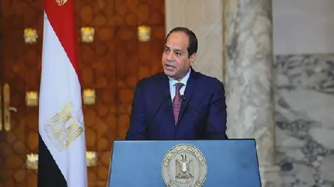 Egypt's Sisi Holds Press Conference with Indonesian Counterpart