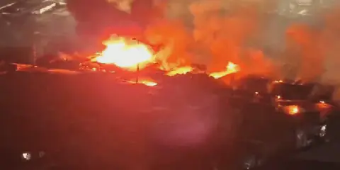 Fire Service Suspects Power Fault in Kumasi Market Inferno