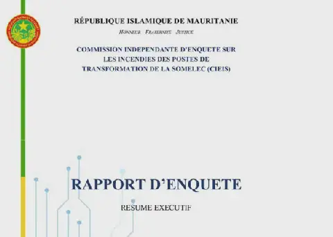 Mauritania's SOMELEC Fire Report Reveals Governance Crisis