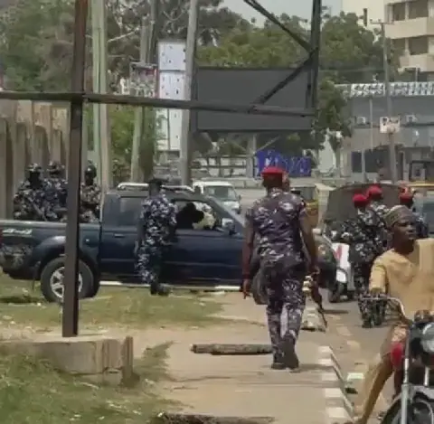 Protest Erupts in Kano as Police Barricade Venue of Anti-Tinubu Meeting