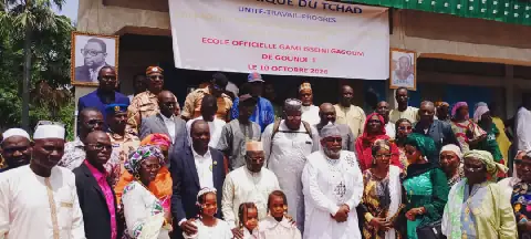 Family Builds Official School in Chad's Goundi Region