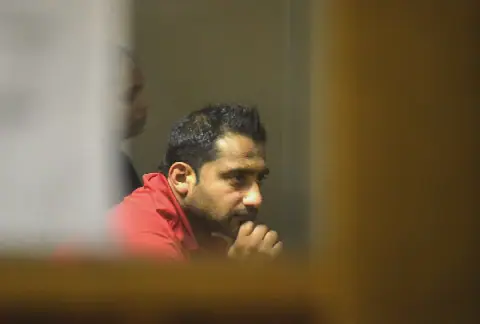 02/11/2018. Cricketer Gulam Bodi appears in the Commercial Crimes court in Preto