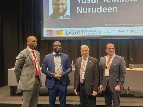 Nigerian Lawyer Wins IBA Pro Bono Award 2026 in Copenhagen