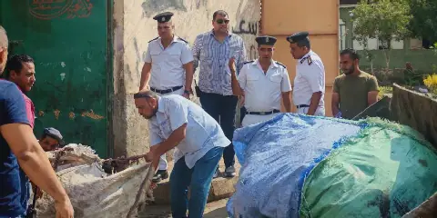 Giza Governorate Launches Large-Scale Campaigns Against Sorting and Scrap Warehouses