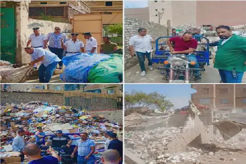 Giza Governorate Launches Crackdown on Sorting and Scrap Warehouses