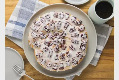 Egyptian Coffee Cake Recipe with Cinnamon and Sugar Filling