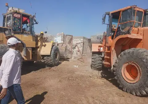 إزالة مخالفات بناء بالسادات والساحل الشمالي والعبور الجديدة