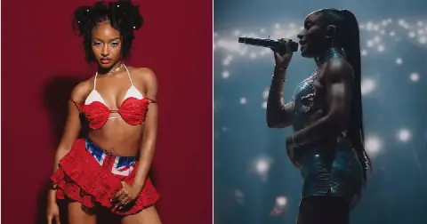 As the American football action paused, the spotlight turned to the singer as she belted her chart-topping hits.