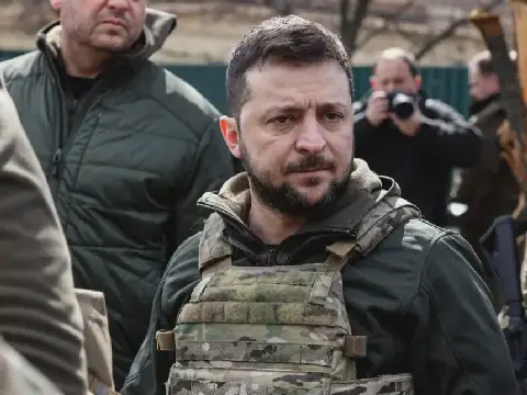 Ukrainian President, Volodymyr Zelensky