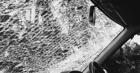 The windscreen protects occupants and a one-degree misalignment with a camera on replacement can cause an error of about 2.4m over a distance of 30m at highway speeds. Picture: Supplied