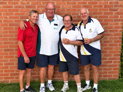 Former EP rugby stars Giepie van Zyl, Howard Robertson, Francois Anker and Marius Ferreira are active bowlers these days.