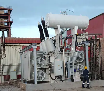 One of the two new custom-built power transformers acquired by Coega Steels