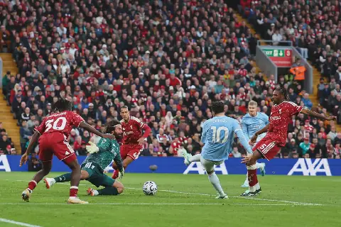 Manchester City Thrash Liverpool 3-0 at Anfield