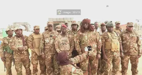 Burkina Faso Military Chief Visits Troops in Kidal Region