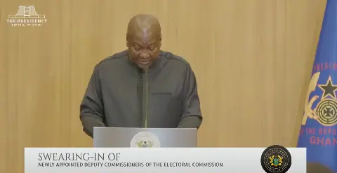 Mahama urges new EC Deputy Chairpersons to remain impartial