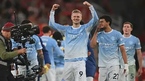 Man City’s statement win has feeling of irrelevance with season in limbo